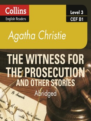 cover image of Witness for the Prosecution and other stories